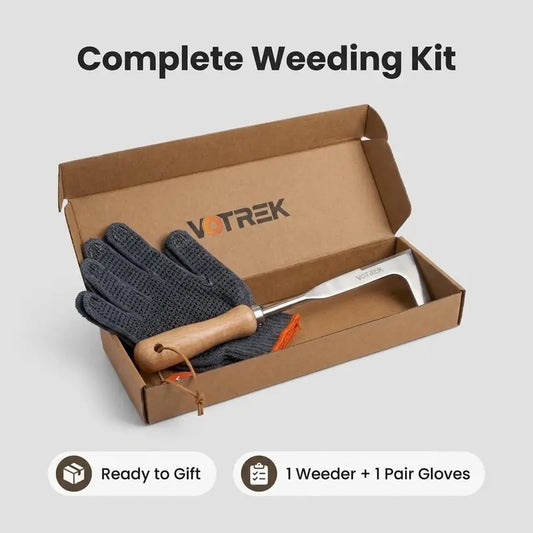 Professional 3-Edge Stainless Steel Crevice Weeder for Effortless Crack & Patio Weeding