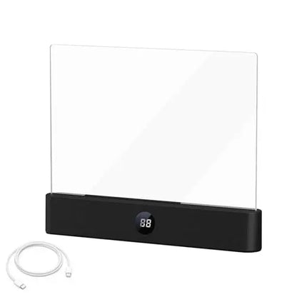 Full Page Transparent LED Reading Light – No Glare, Zero Partner Disturbance