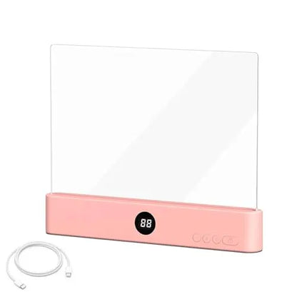 Full Page Transparent LED Reading Light – No Glare, Zero Partner Disturbance