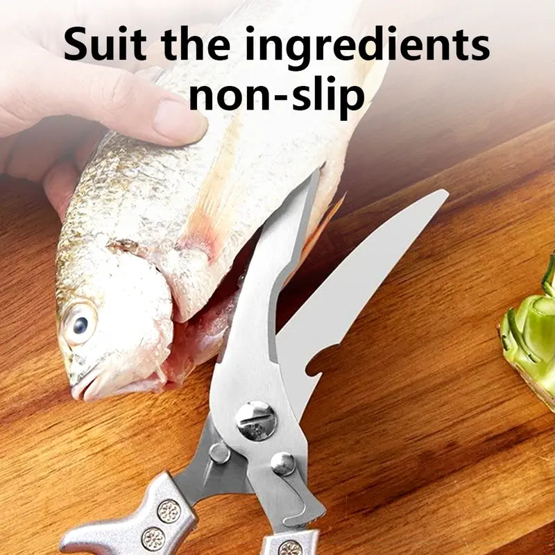 Heavy-Duty Poultry & Bone Scissors - Effortless Meat Cutting | Buy 1 Get 1 Free