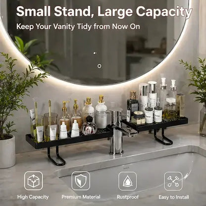 Over-Faucet Bathroom Sink Organizer Shelf