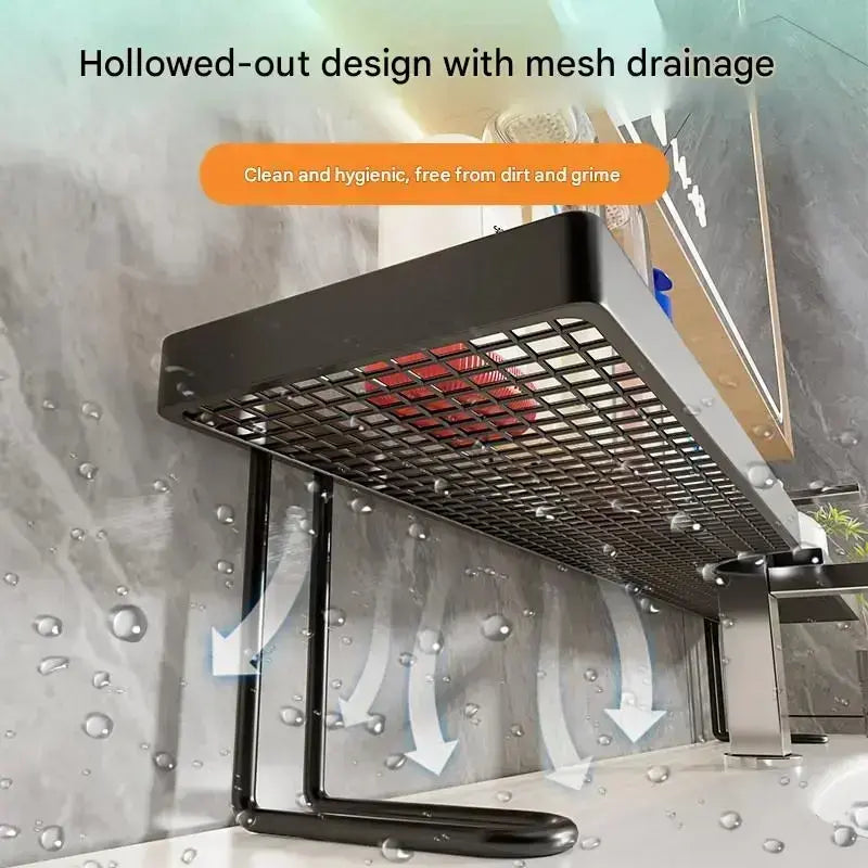 Over-Faucet Bathroom Sink Organizer Shelf