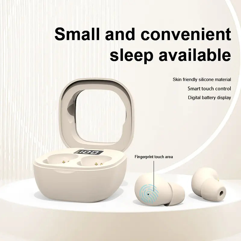 Ultra-Small Invisible Sleep Earbuds with ENC Noise Canceling