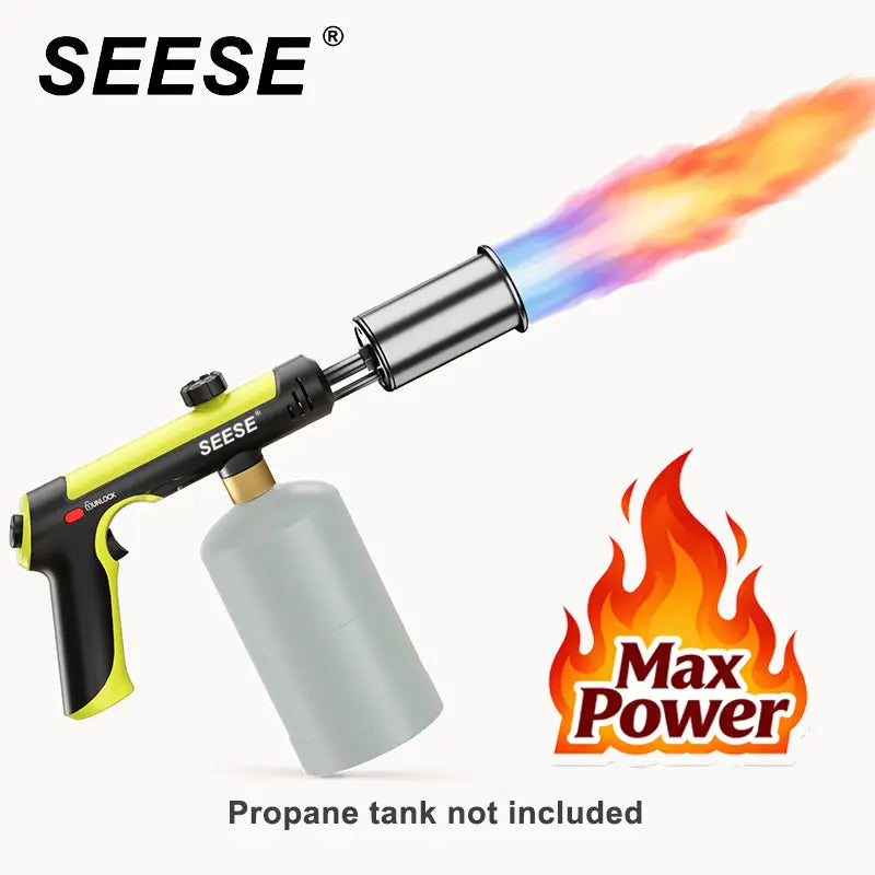 Instant One-Touch Ignition Powerful Propane Torch