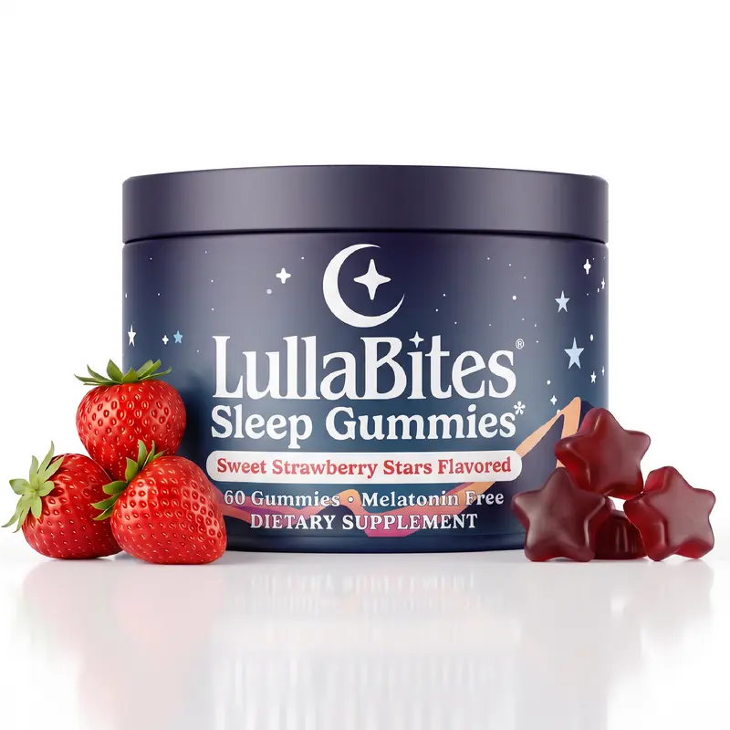 Natural Melatonin-Free Sleep Gummies for Deep Rest Restful Mornings