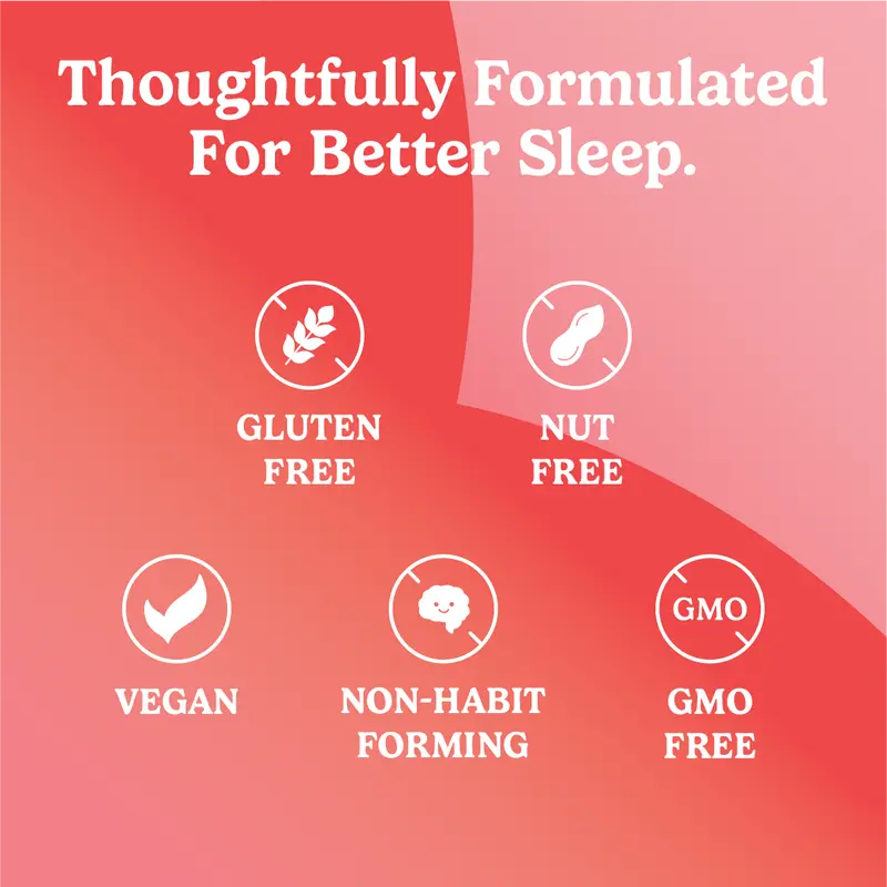 Natural Melatonin-Free Sleep Gummies for Deep Rest Restful Mornings